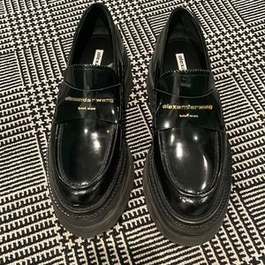 Alexander wang platform loafer size 9